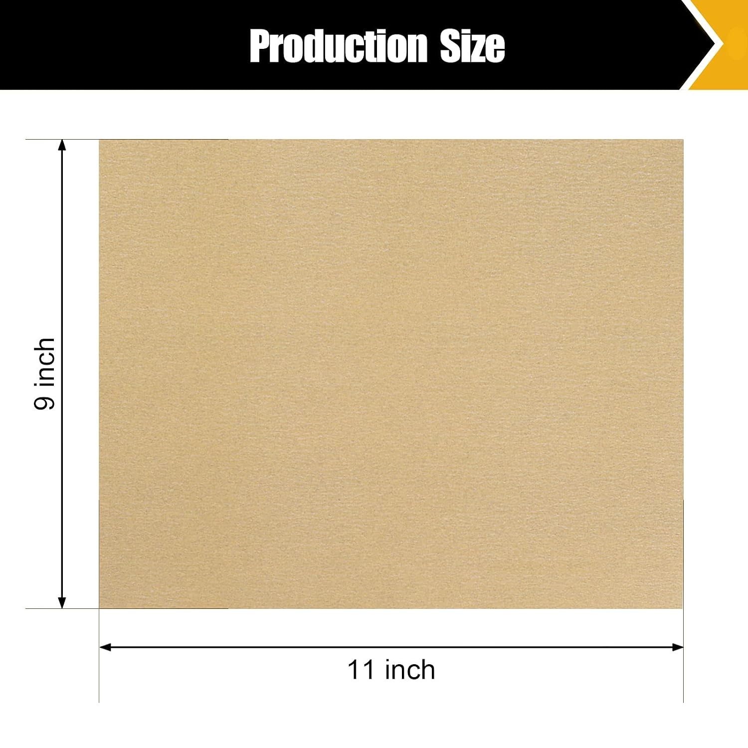 Professional Sanding Sheets – 60 Pcs – Aluminum Oxide Grits