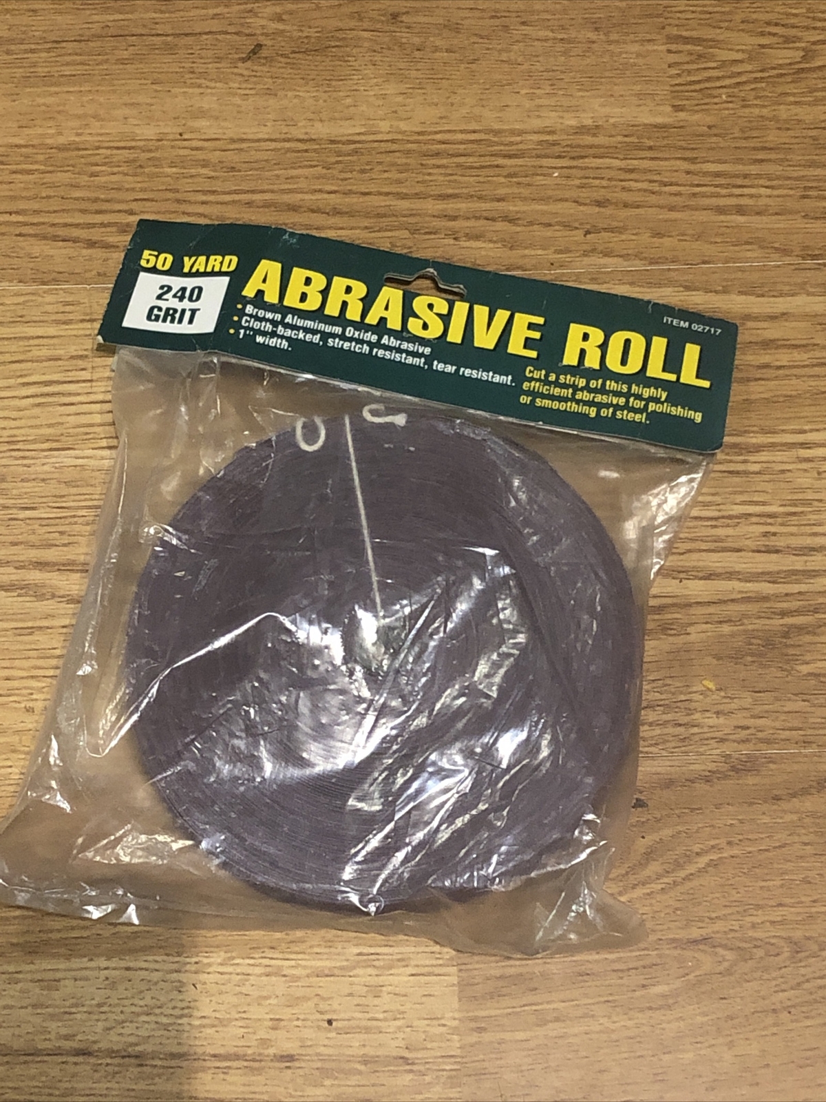 Abrasive Roll 50 Yards 240 grit brown alum ozide cloth backing 1 inch 2c2