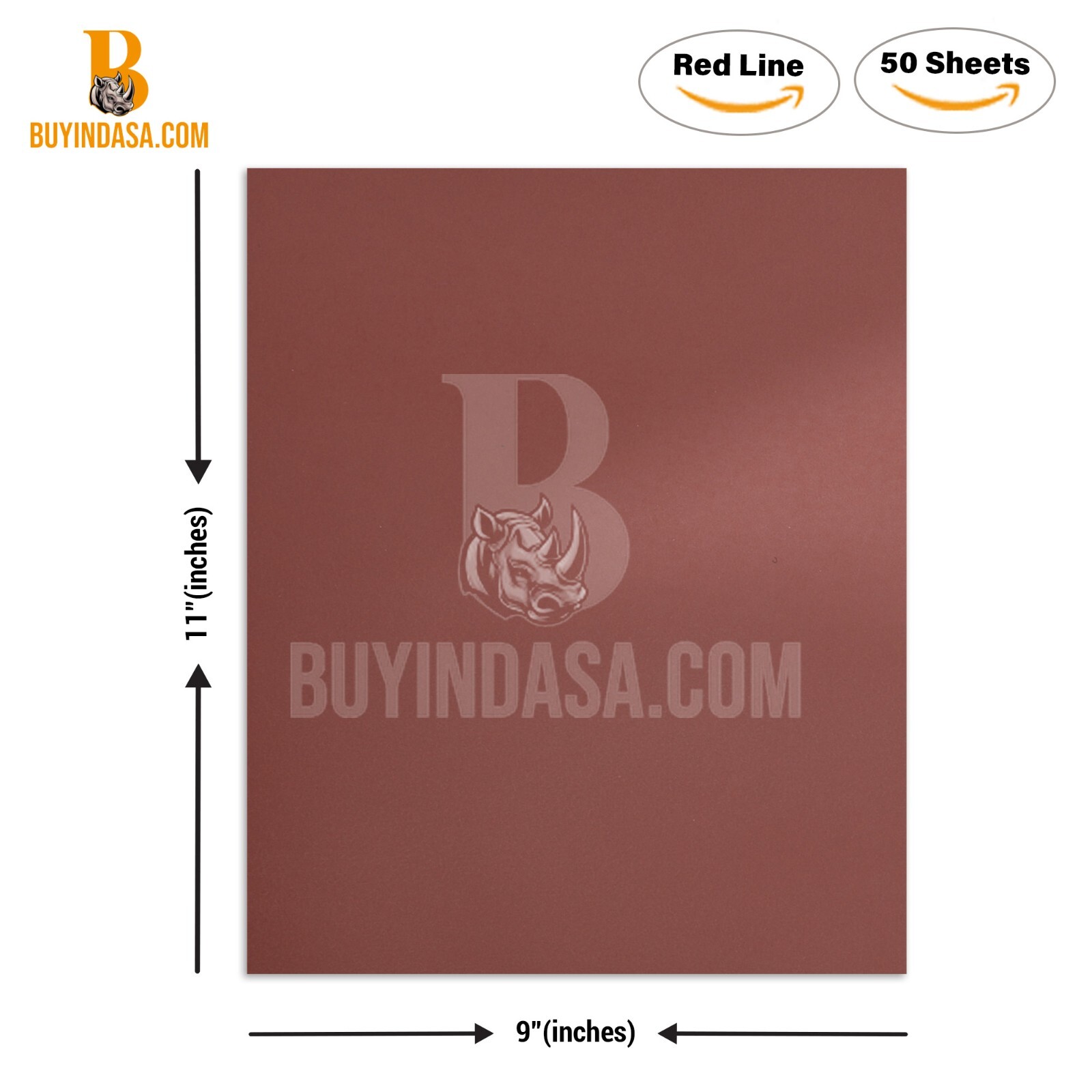 Indasa 50 PCS Full Sheets 9″x11″ Wet & Dry Sanding Sheets, 60 – 2500 Range