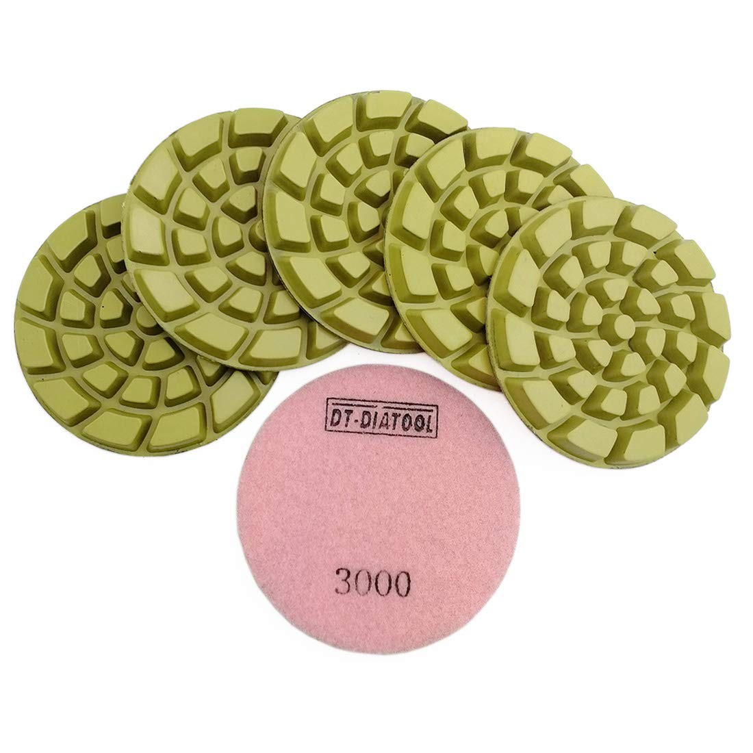 DT-DIATOOL Diamond Floor Polishing Pads Resin Bond Terrazzo Floor Diameter 4 …