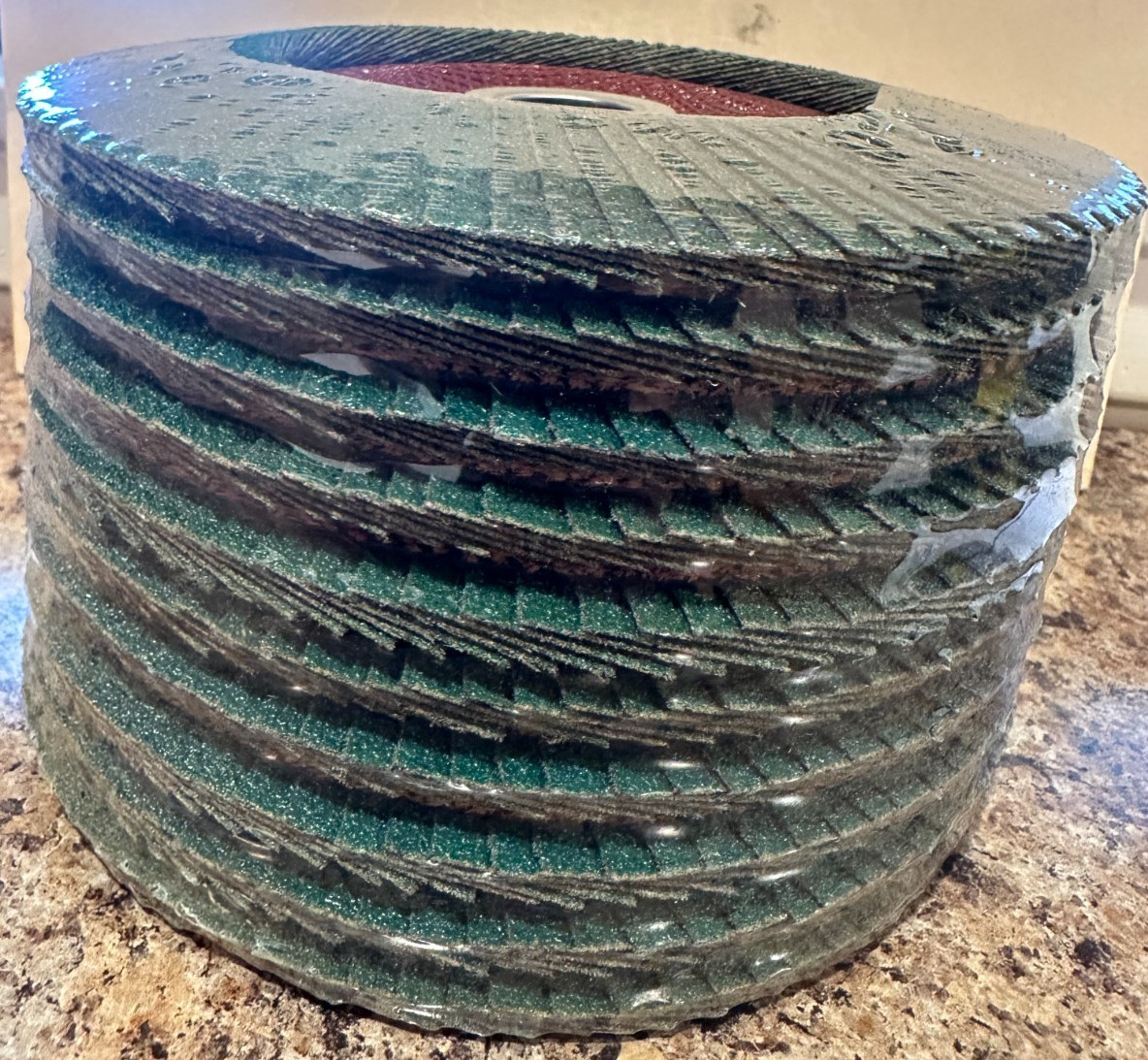 7 inch x 7/8″ 60 Grit Flap Disc Grinding Wheels Fiberglass/Zircon – Lot of 10