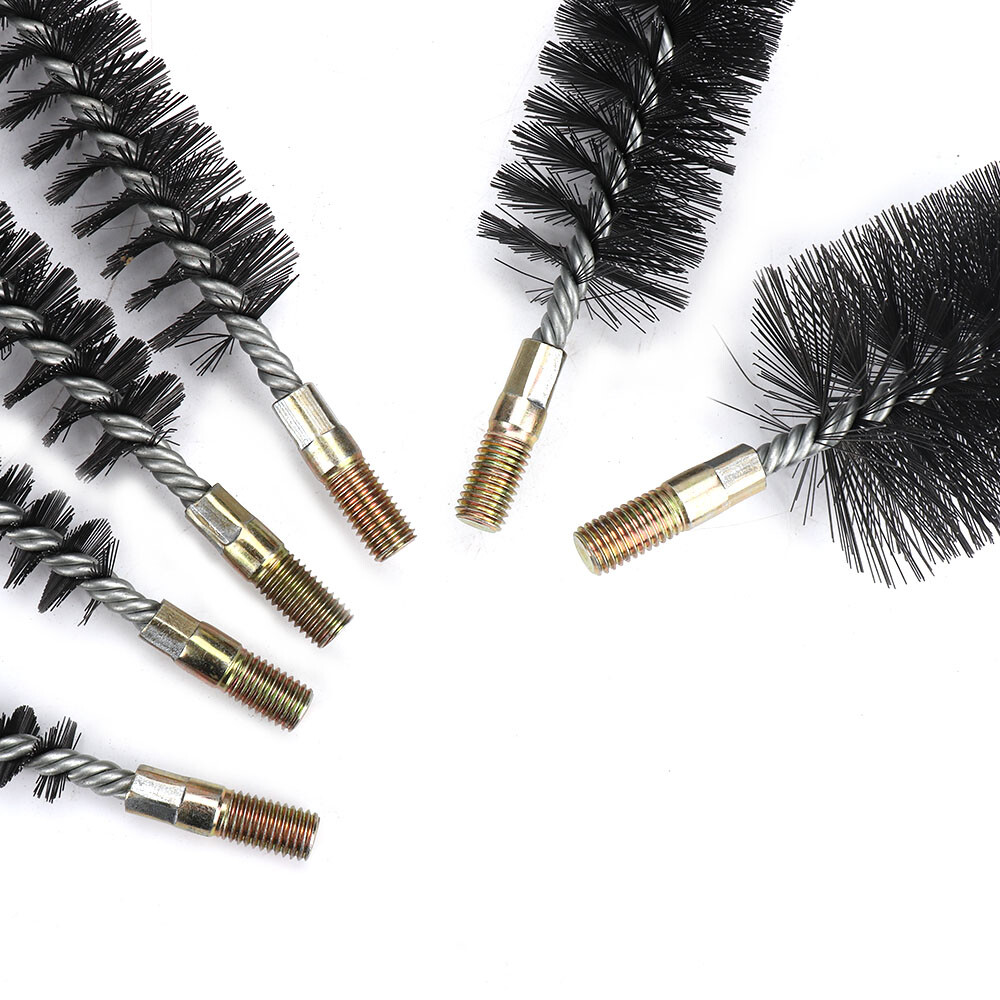 18/25/32/40/50/65/75mm Steel Wire Tube Brush Pipe Tube Cleaning For Rotary Drill