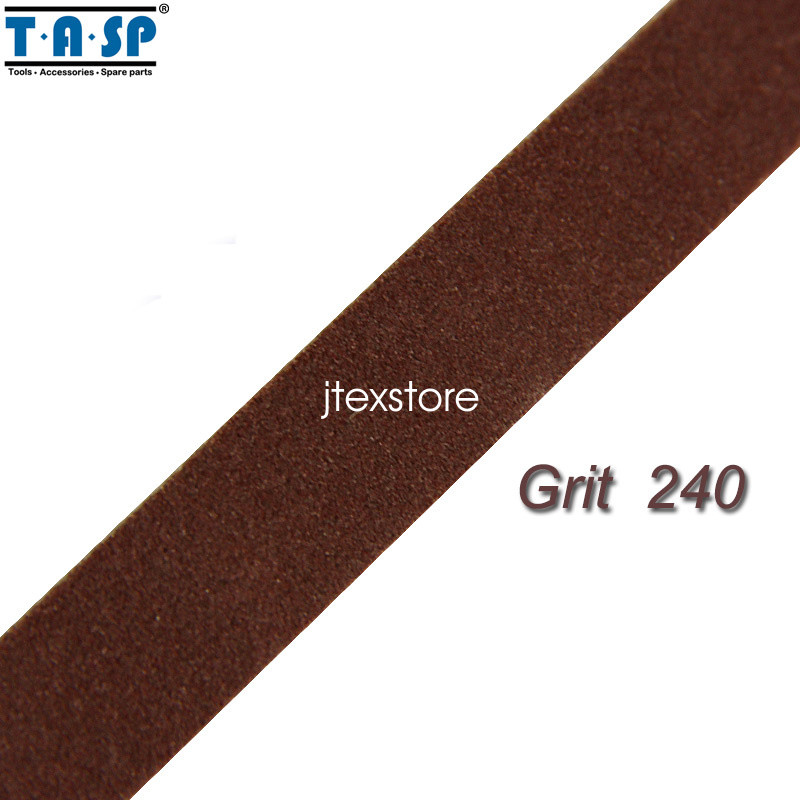 10PC TASP Belt Sandpaper Abrasive 3/8″x13″ 10x330mm for Sanding