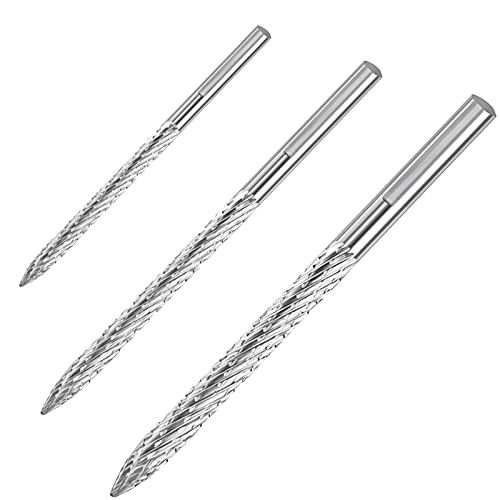 Pack Tire Reamer Drill Bit Multi Sizes Tire Repair Carbide Burr 3,4.5,6 mm 3