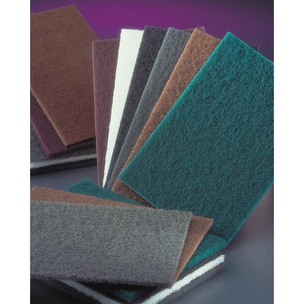 NORTON 07660701729 Steel Wool Pad,4 3/8 in W,5 1/2 in L,PK2 1RDX6