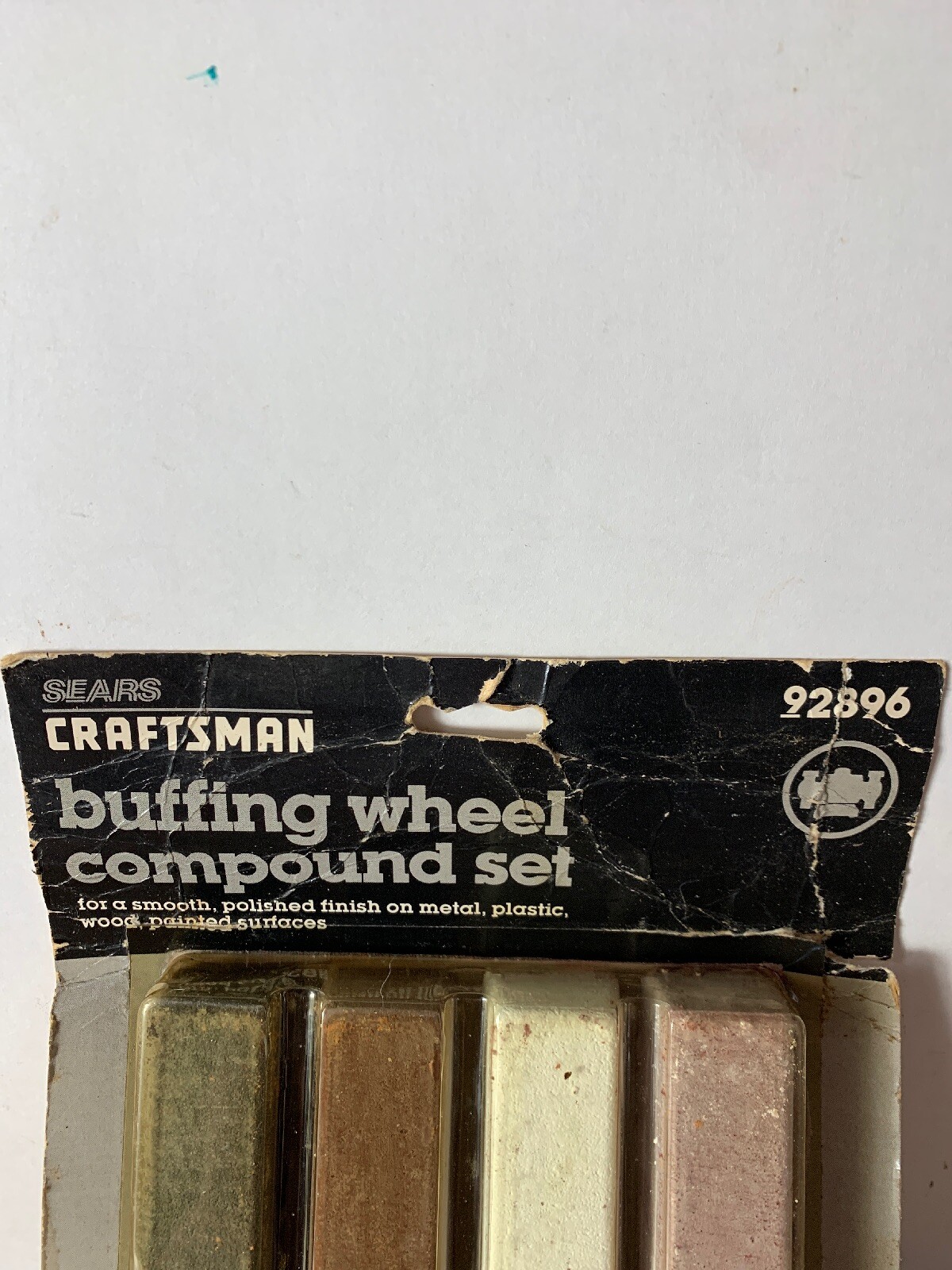 NIP!! Vintage Sears Craftsman No.2896 Set of 4 Buffing Wheel Compounds