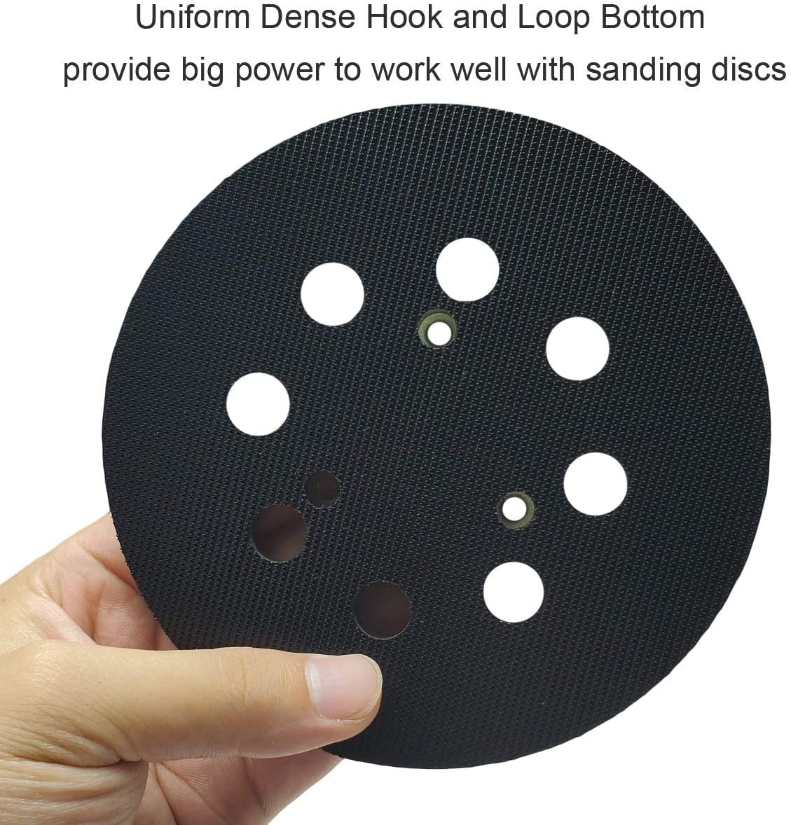 5 inch 8 Hole Hook and Loop Replacement Sander Pad for DeWalt DW420, DW421, D…