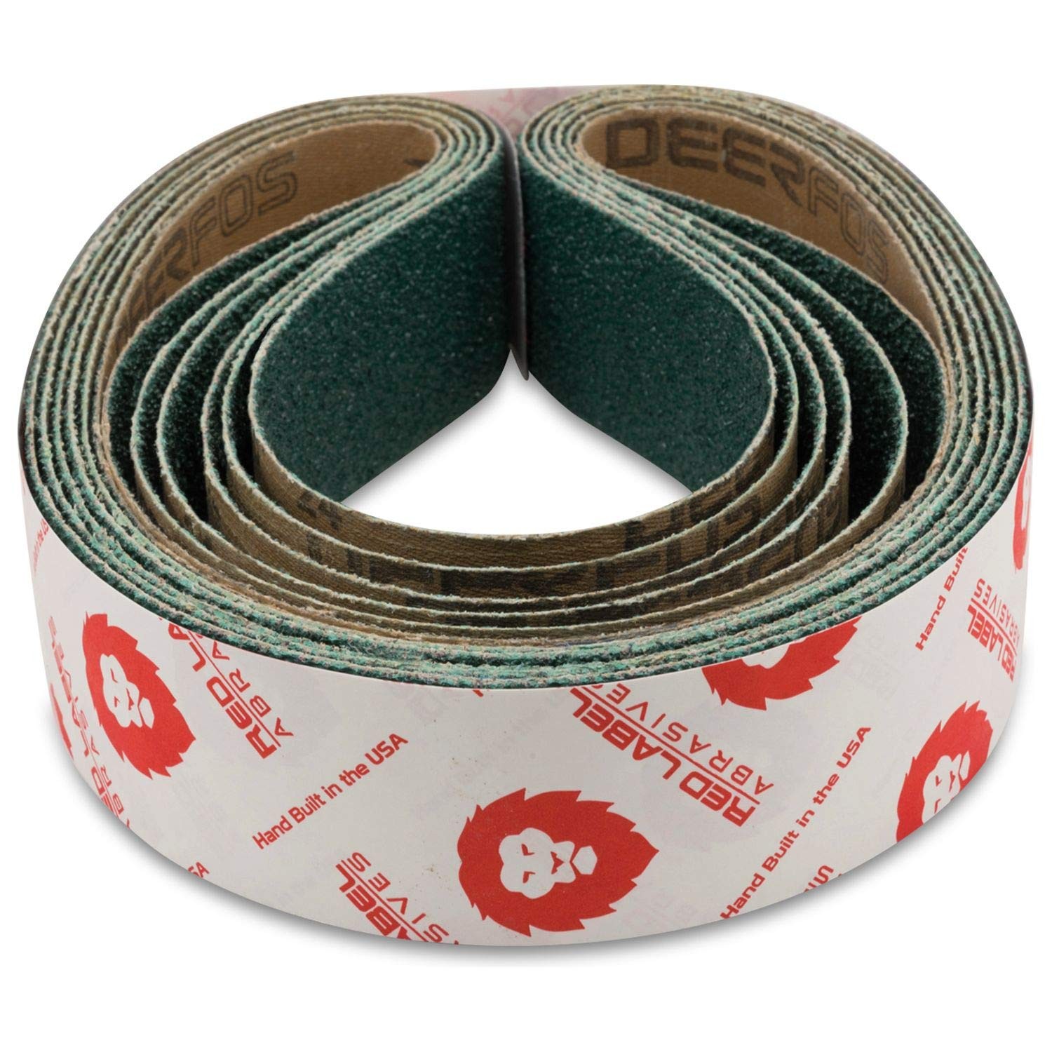 2 X 36 Inch 40 Grit Metal Grinding Zirconia Sanding Belts, 6 Pack