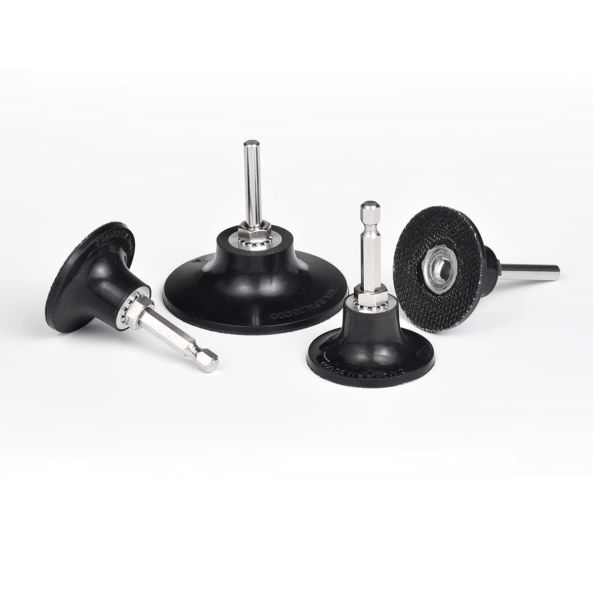 Quick Change Disc Pad Holder, 4 Pack Roll Lock Disc Holder, with 1/4″ Shanks …