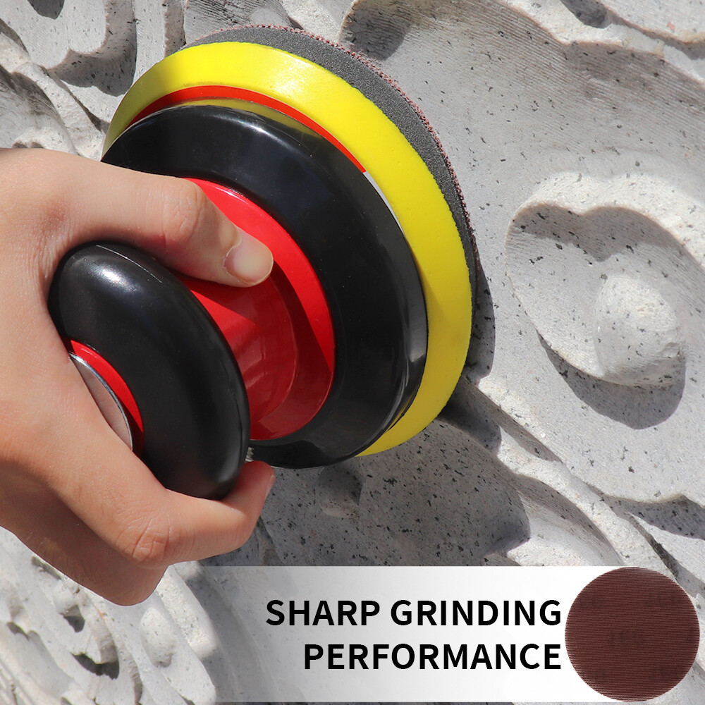 5in Mesh Net Disk Sanding Discs Hook & Loop Mesh Sand Paper 80~600 Grit Abrasive