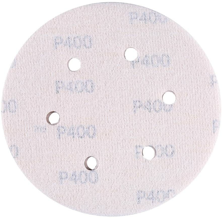 6 in Sanding Discs 80 120 220 320 400 Grit Hook Loop Orbital Sander Sandpaper