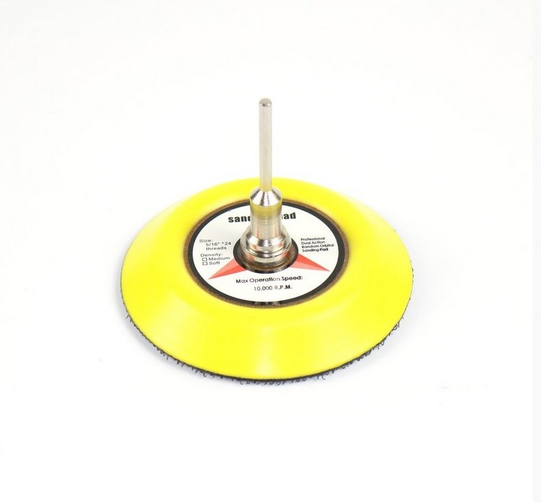 3″ 50pcs Assorted Grits Sanding Discs with 6mm Shank Backing Pad + Foam Pad