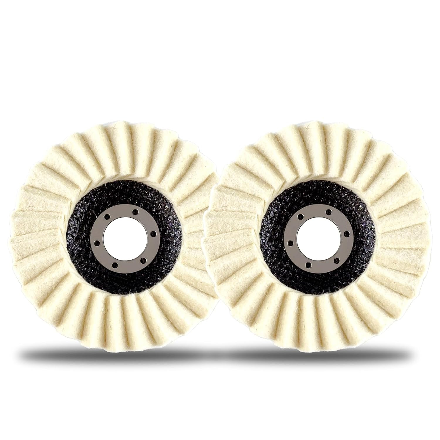Wool Felt Flap Polishing Disc, Wool Felt Flap Discs Polishing Wheel, 4.5 Inch Wo