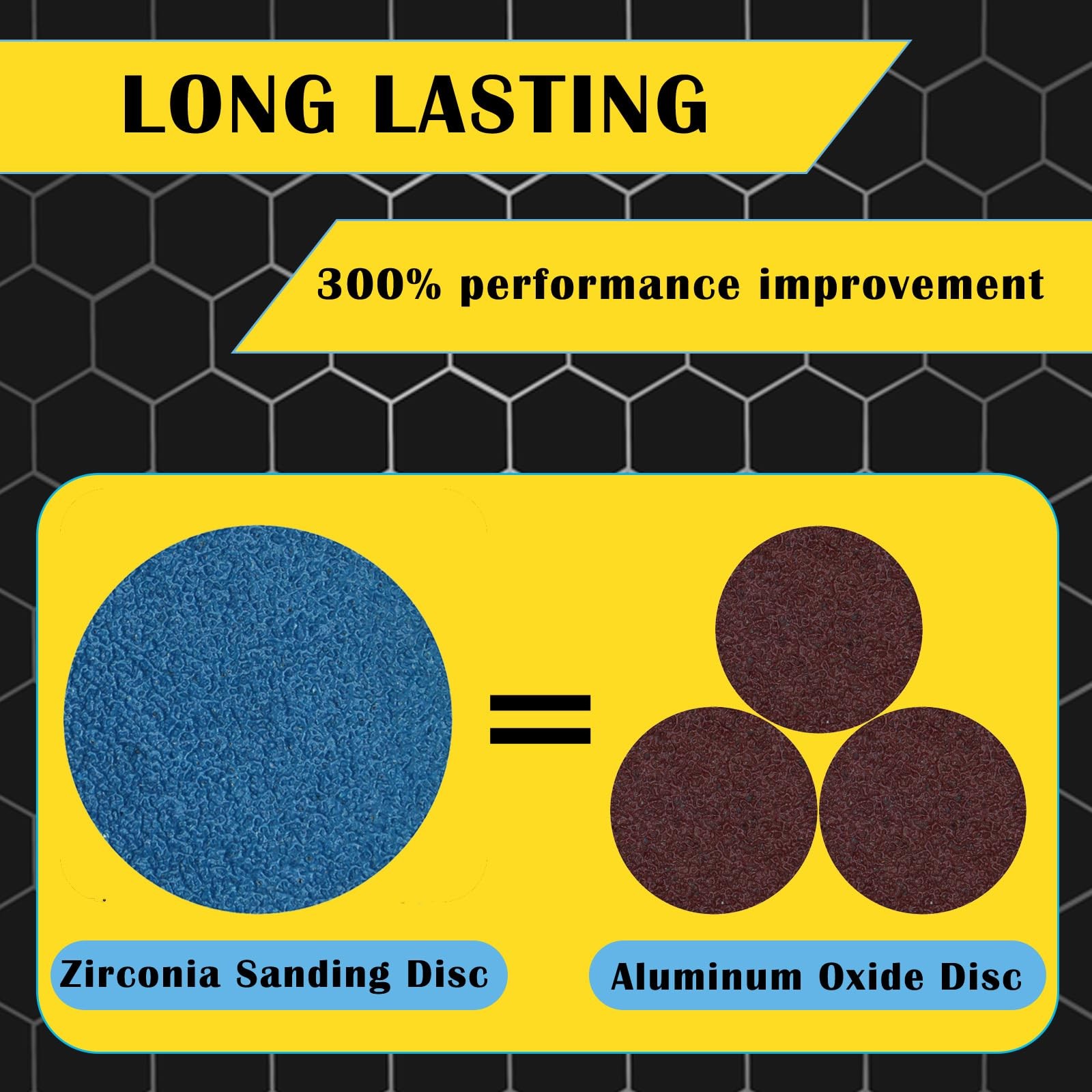 75Pcs 3 inch Quick Change Disc Set, Zirconia Roll Lock Sanding Disc with 1/4″…