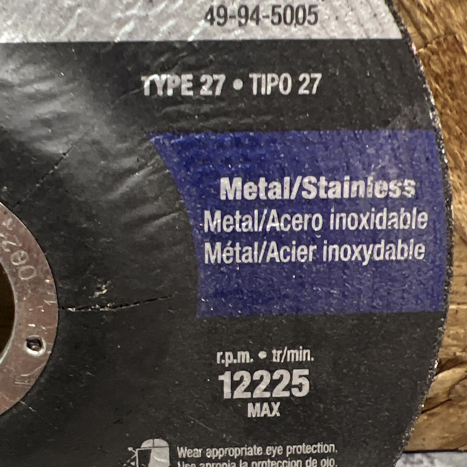 2 PACK Milwaukee 49-94-5005 Cutting Wheel 5 X .045 X 7/8 Type 27
