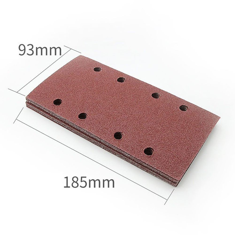 Premium Sandpaper Set for Wood Polishing 20pcs 93x185mm Multiple Grits
