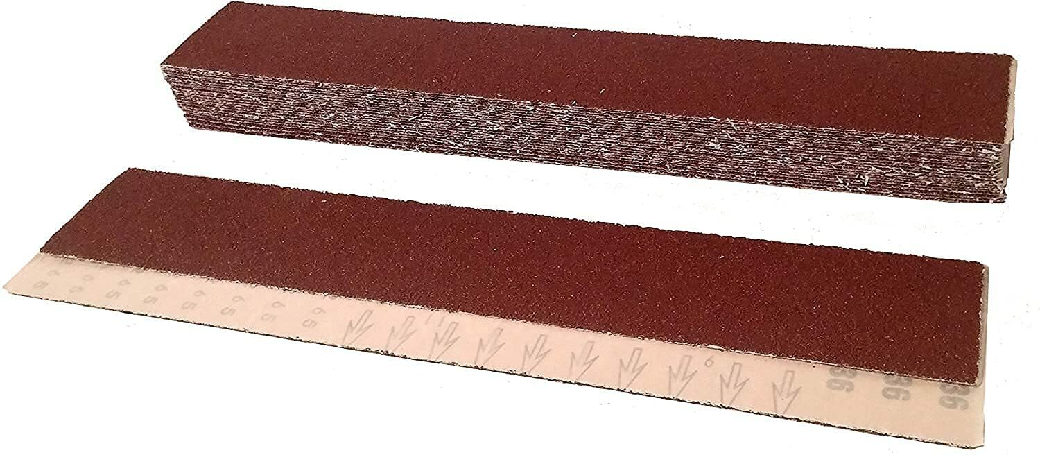 Starcke Premium Aluminum Oxide Longboard Sanding Sheets 2-3/4 x 17-1/2 Inch
