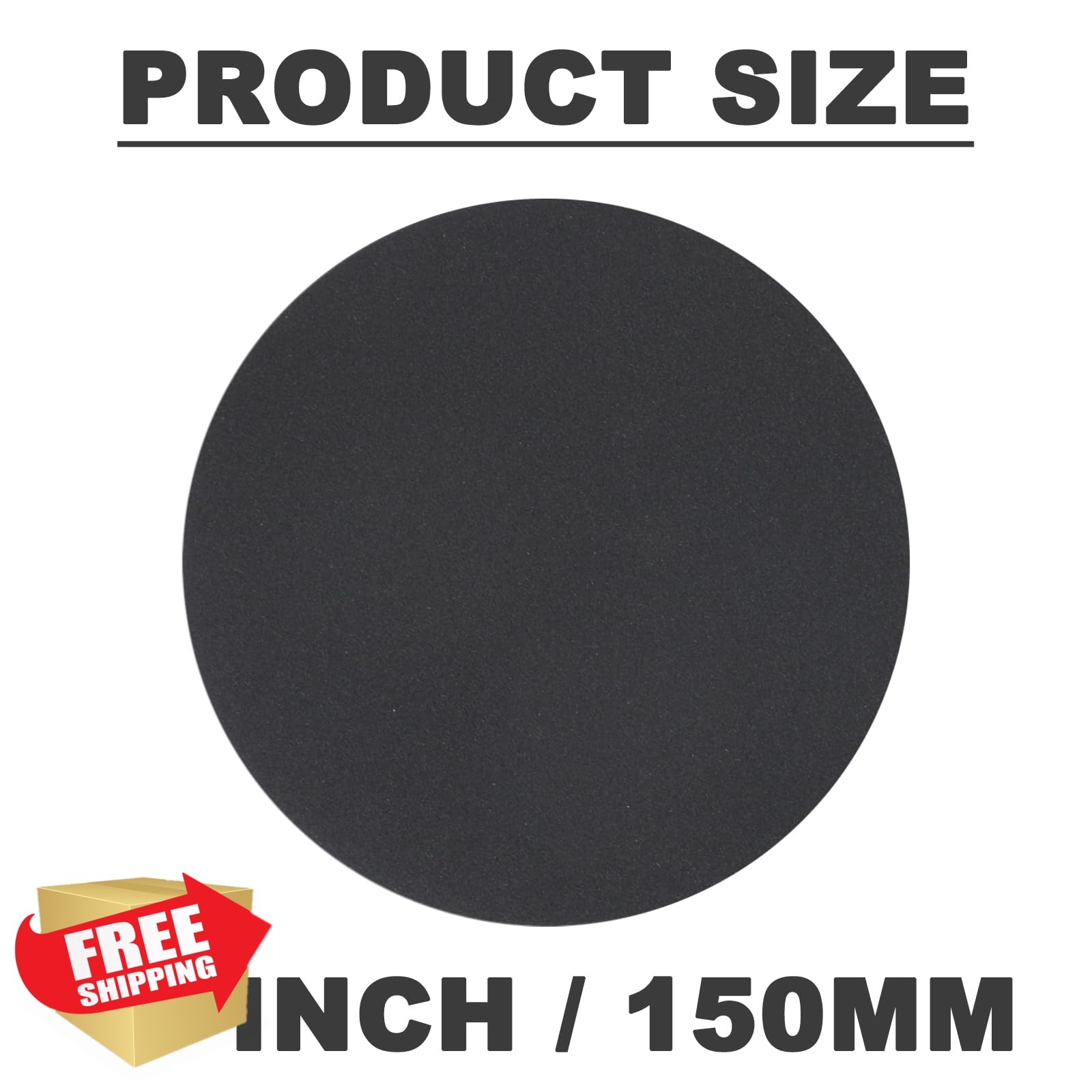 BMOTL 100pc 400 Grit 6″ Sanding Discs Hook Loop