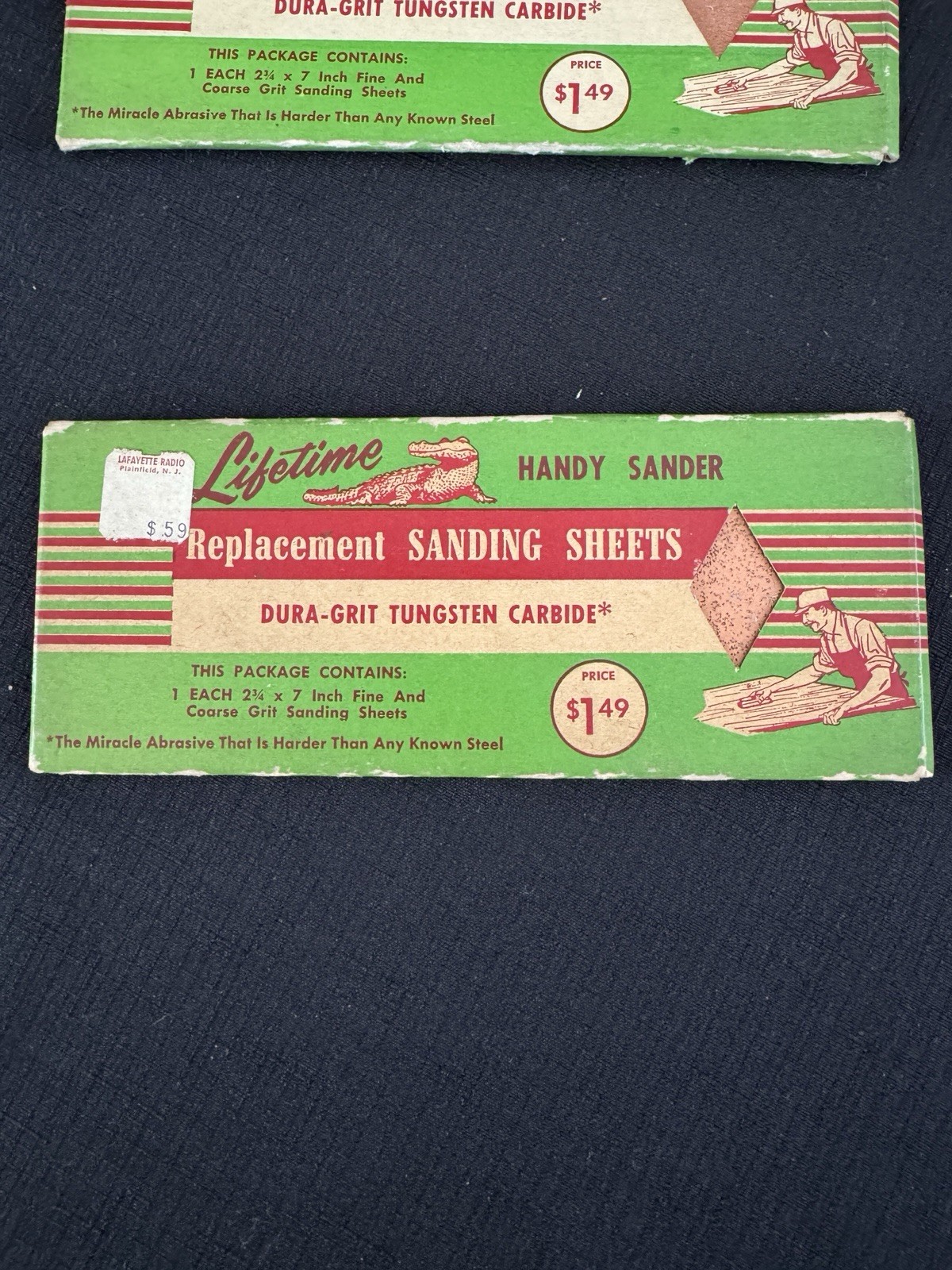 Vintage New Handy Sander Replacement Sanding Sheets Tungsten Carbide Set Of 3