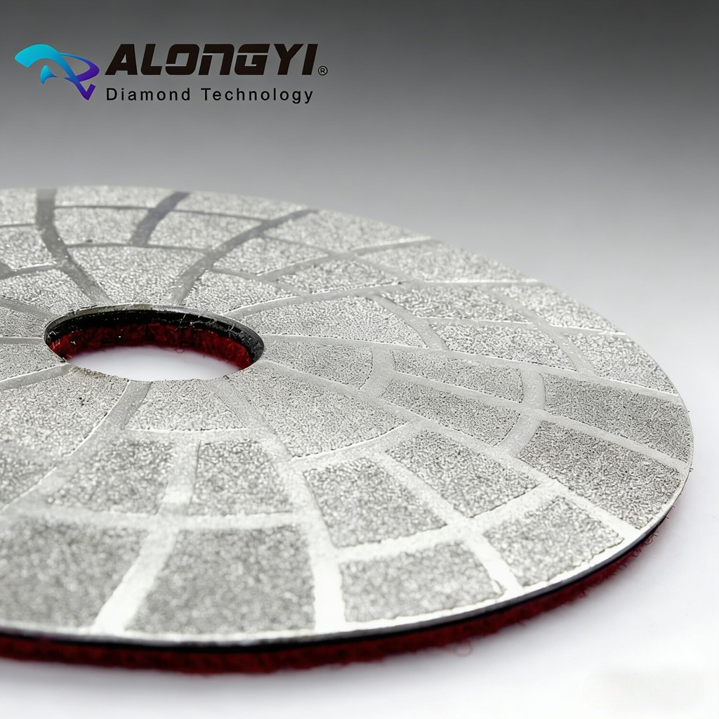 4 Inch 3pcs Diamond Polishing Pads Wet 3mm Thickness Stone Turbo Abrasive Wheel