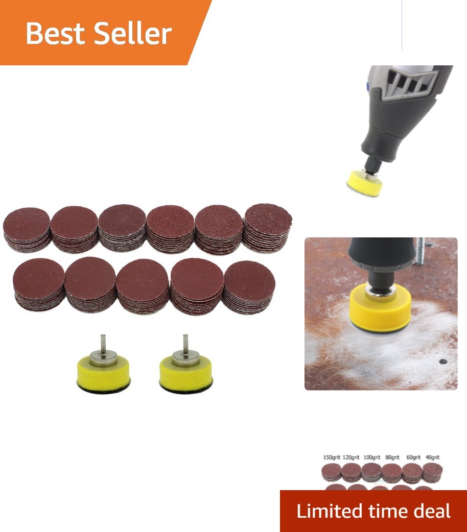 Durable 1-Inch Sanding Discs Set with 110 Pieces – Ideal for Precision Polishing