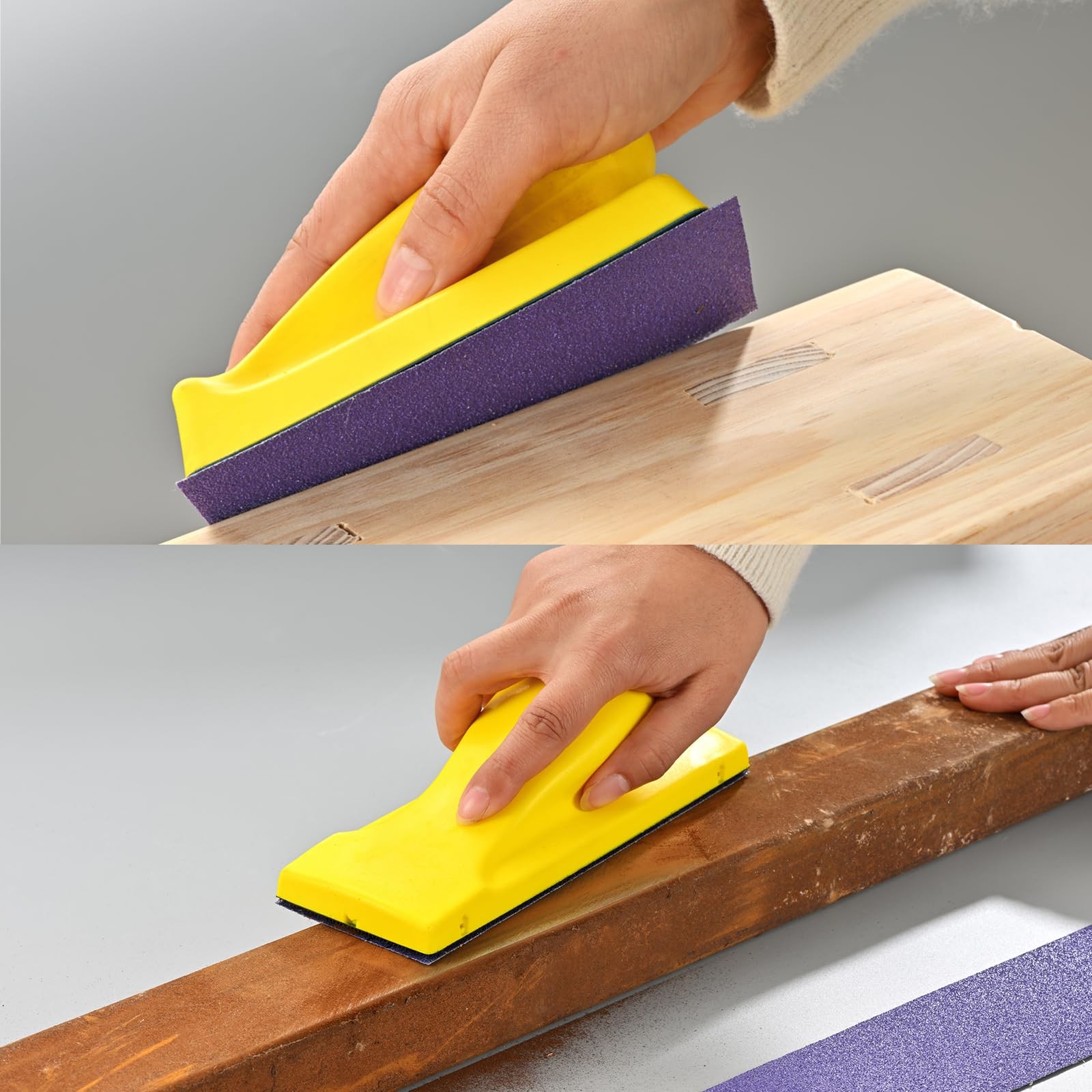 1500 Grit Sandpaper Roll, Purple Film Ceramic Abrasives PSA Longboard Sand , …
