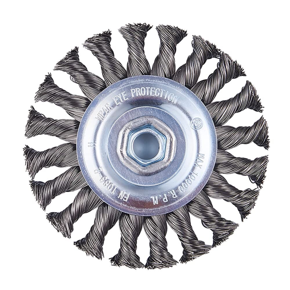 3PC Set Wire Drill Brush Wheel Brush Wire Crimped Cup Wire Knotted Cup Brush
