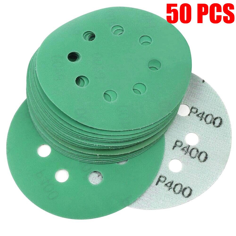 5inch Wet Dry Hook Loop Orbital Sander Paper Round Sanding Discs 400-10000 Grit