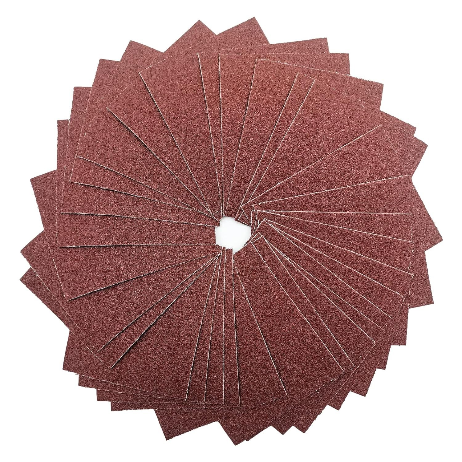 1/4 Sheet Sandpaper 4.5 x 5.5 Inch, Wet Dry Sand Paper, 60Grit-30pcs Sanding She