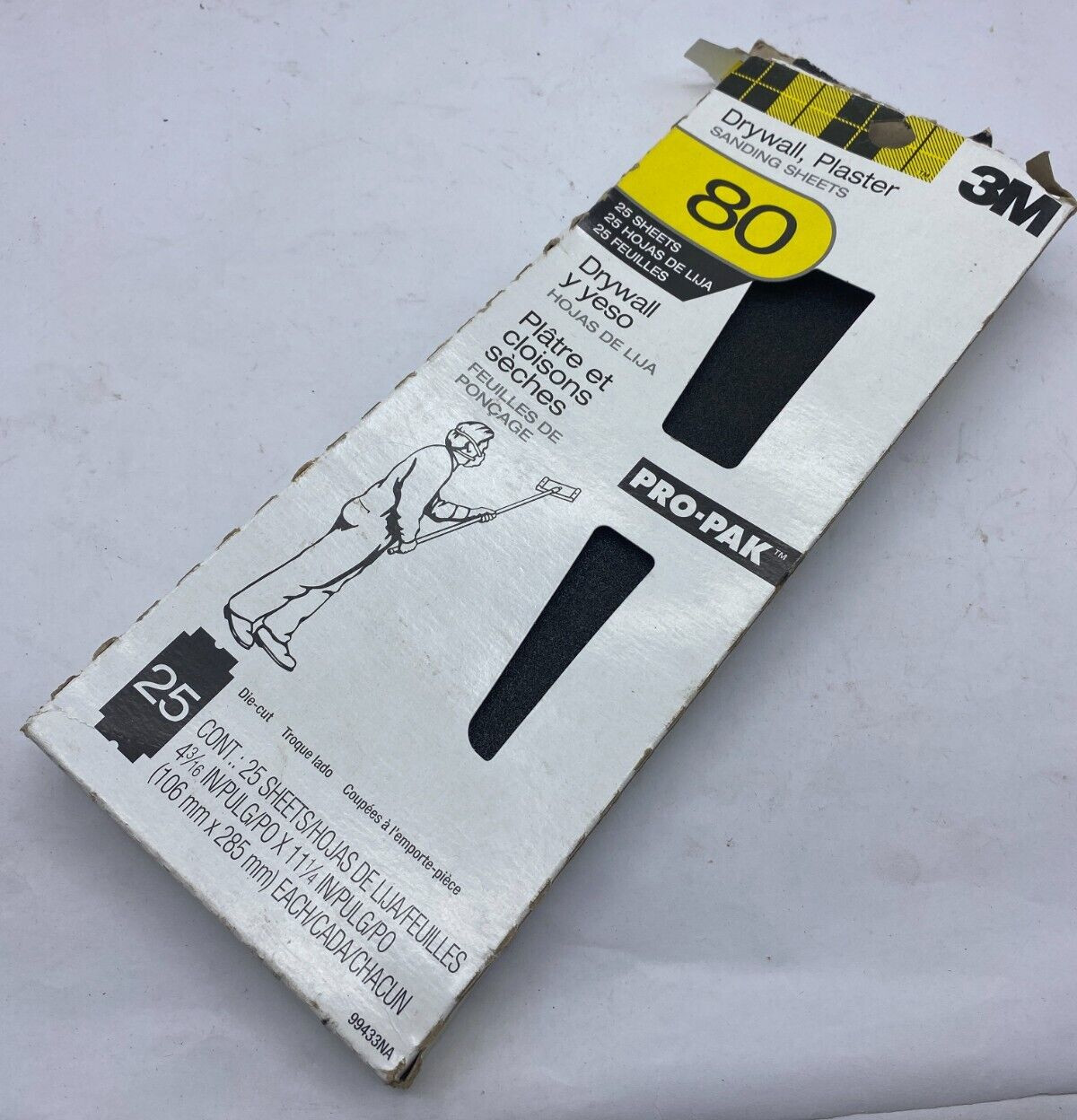 3M Drywall Plaster Sanding 20 Sheets 4 3/16″ x 11 1/4″ ⭐