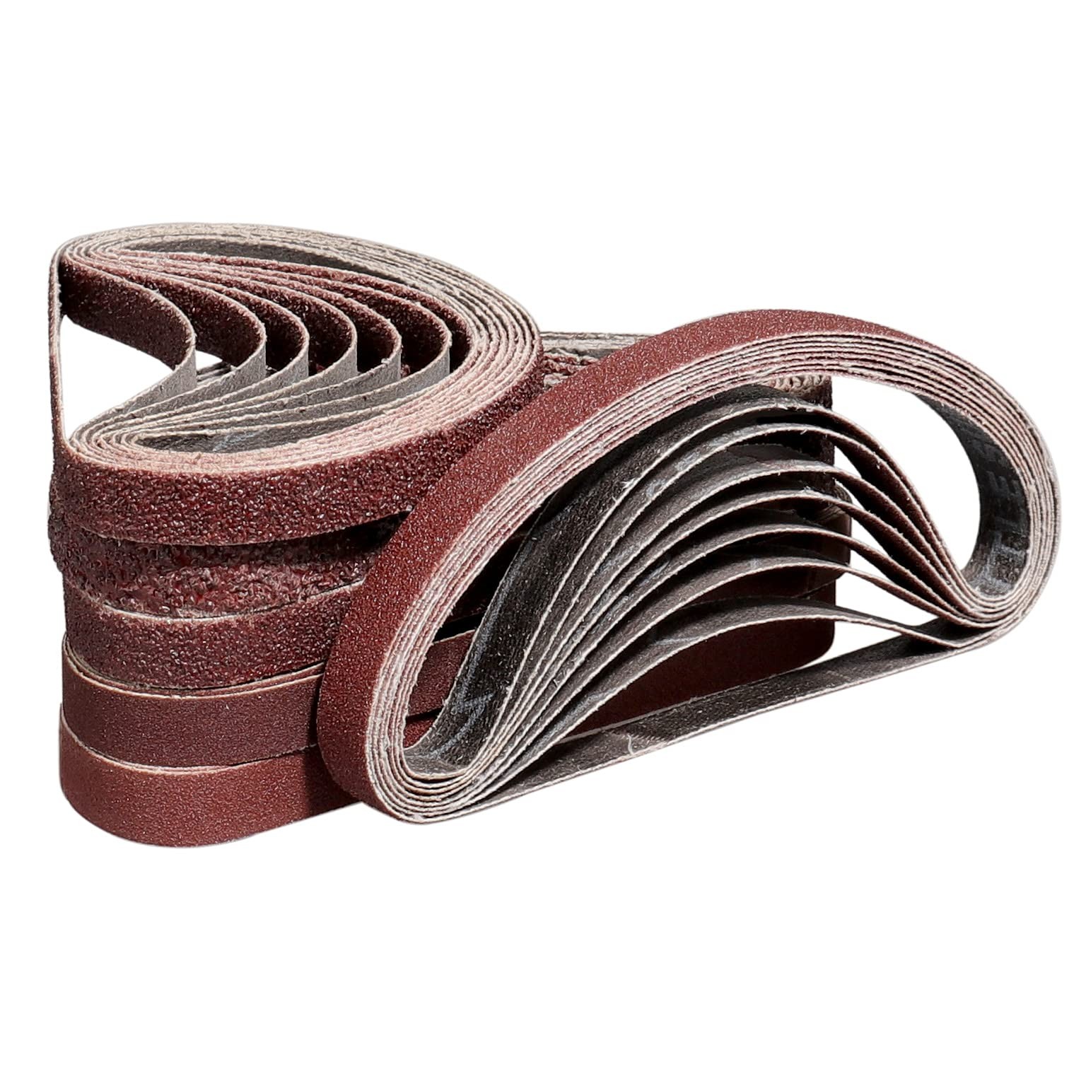 48 Pack Sanding Belts 3/8X13 Inches(10X330mm)- 8 Each of 40/60/80/120/180/240…