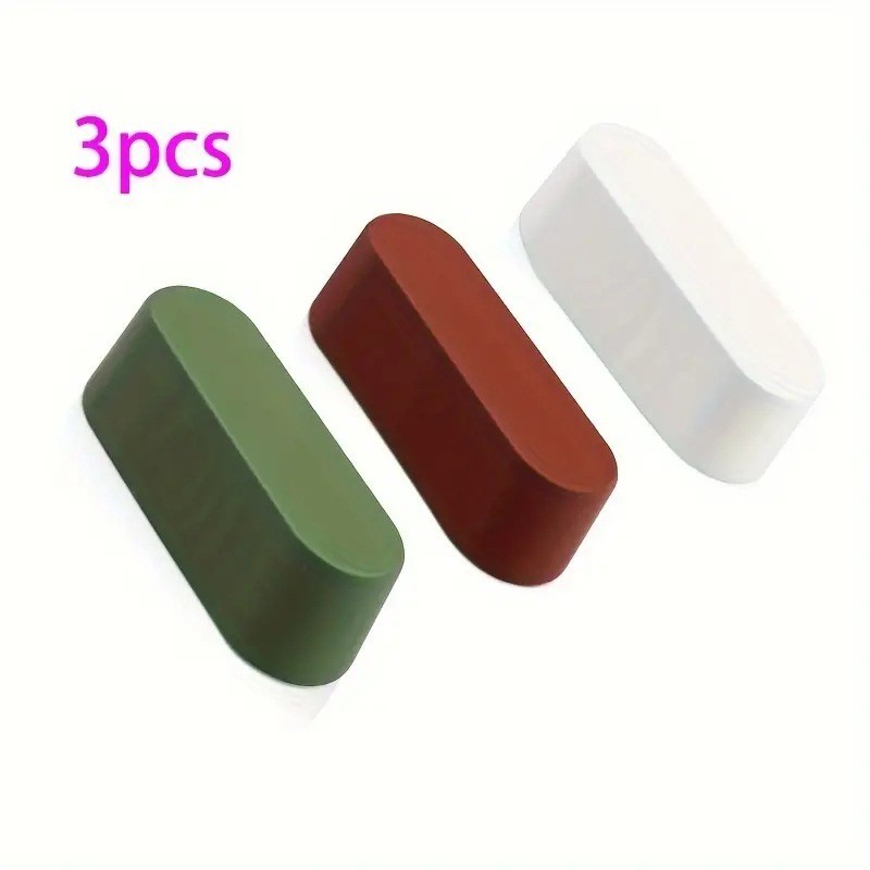 3 Pack Polishing Wheel Bench Jewelry Grinder Buffing Flannel Compound Bars Set