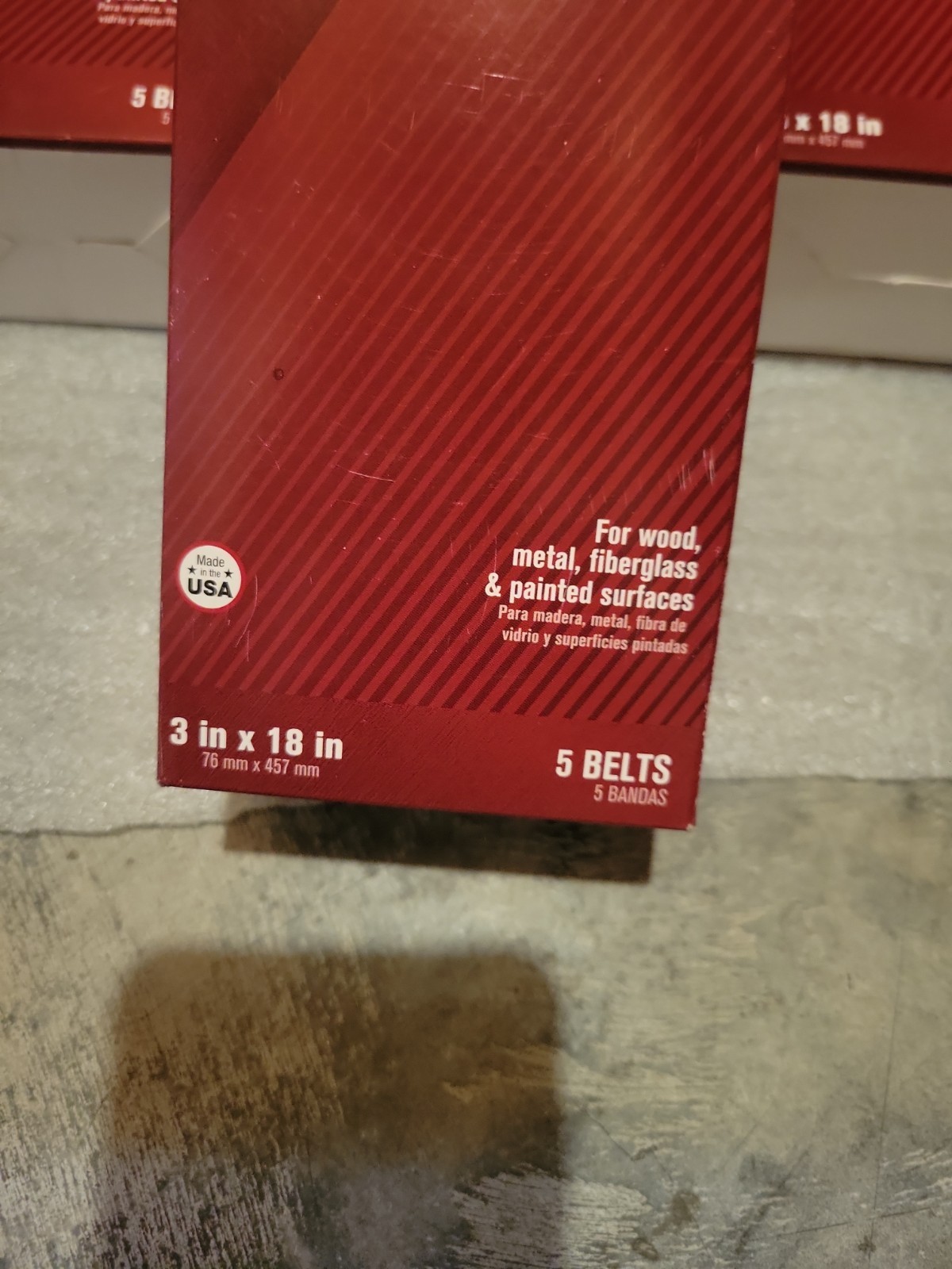3″ x 18″ Sanding Belts 120 Grit Belt Sander Sandpaper 4 Packs Of 5 Total 20 Lot