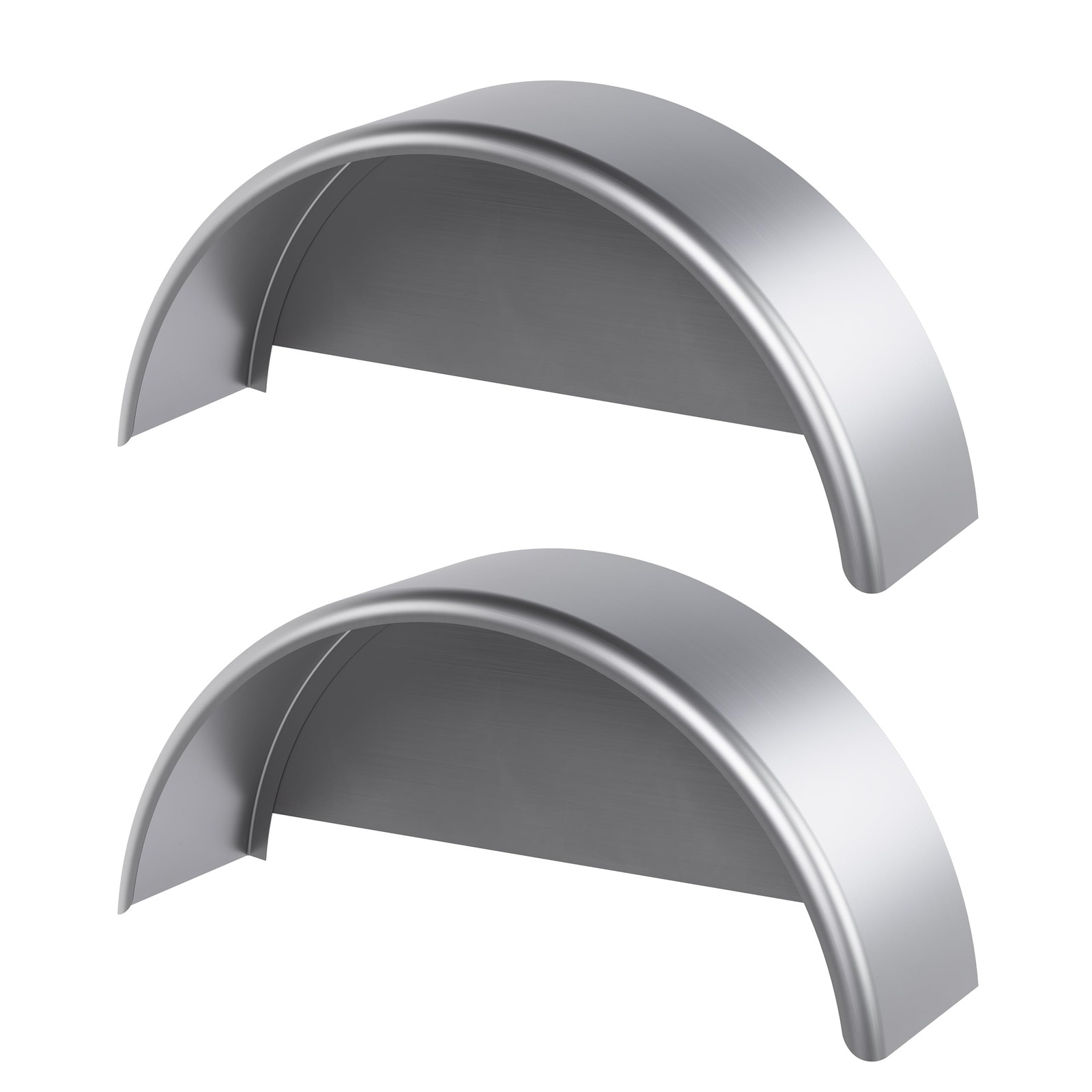 HECASA Single Axle Trailer Fenders W/Fender Backs Fits 14″ to 16″ Wheels 32″…