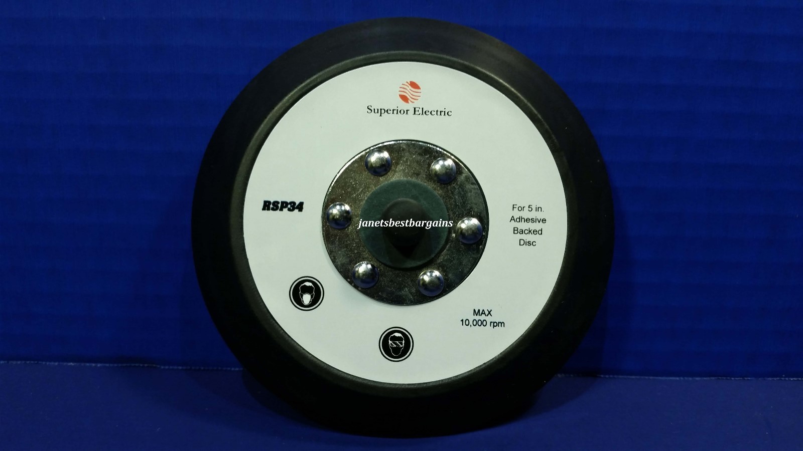 Porter Cable 13700 Aftermarket 5″ No Hole PSA Adhesive Sander Pad 5/16-24 Thread