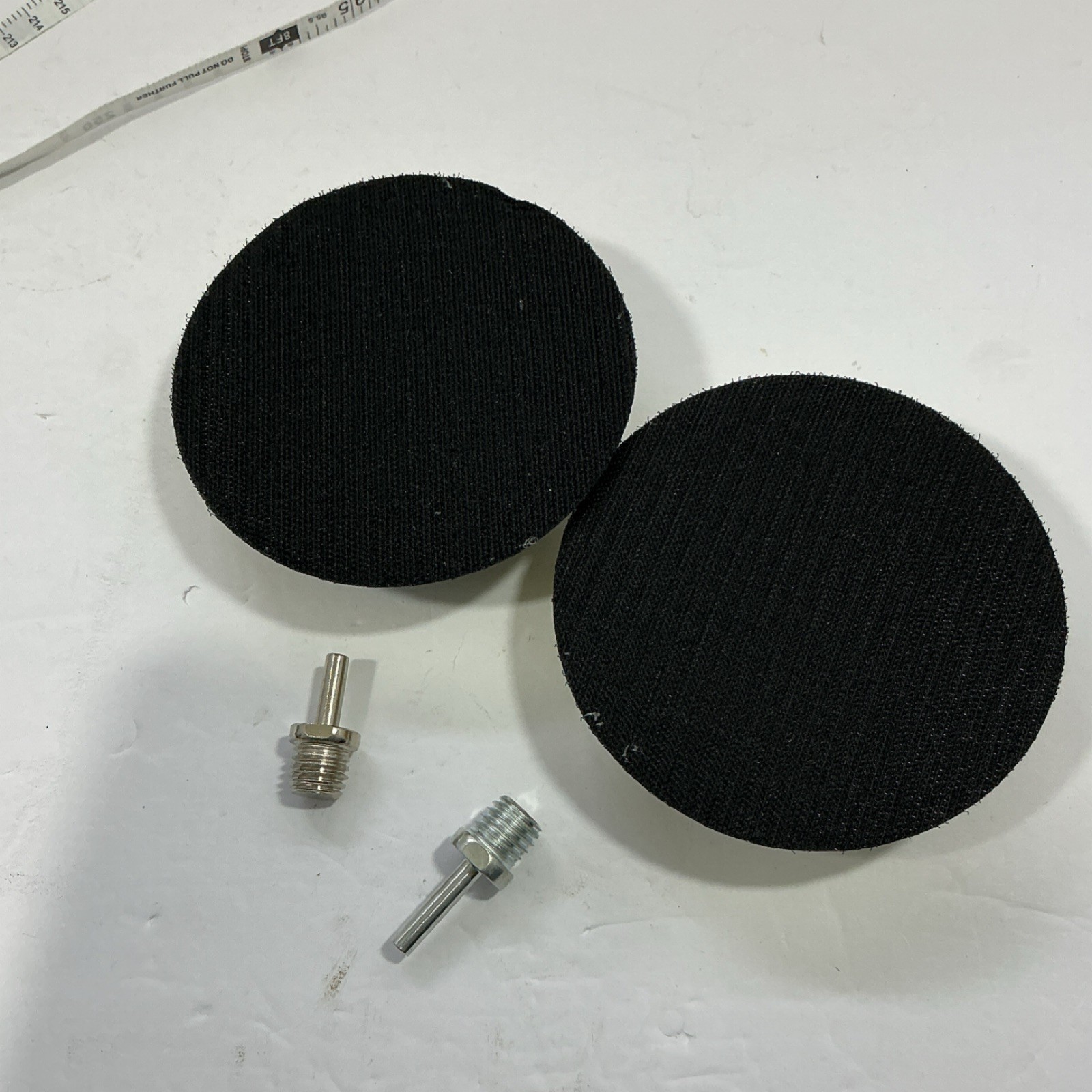2x 5-Inch Backing Pads for Sander/Drill, Grinding/Sanding, Black/Yellow