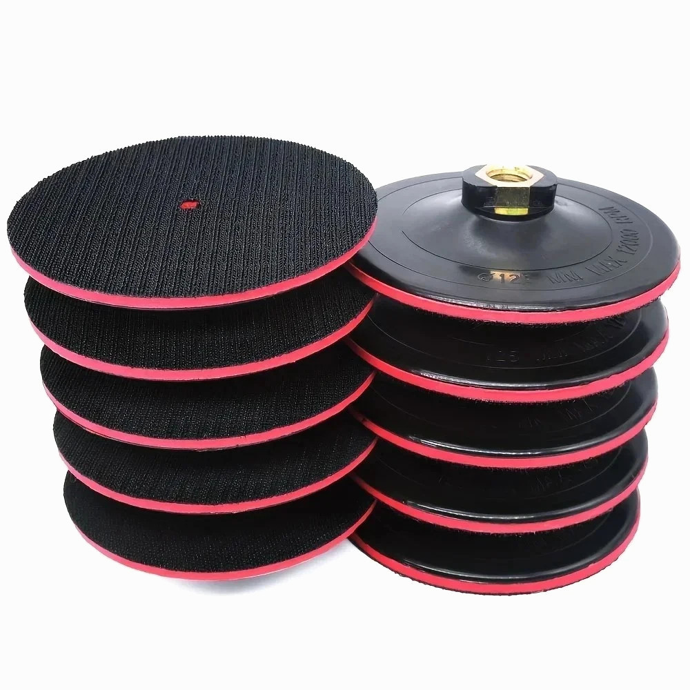 5 inch Hook and Loop Backing Pad Buffing Sanding Pad for Angle Grinder 5/8-11