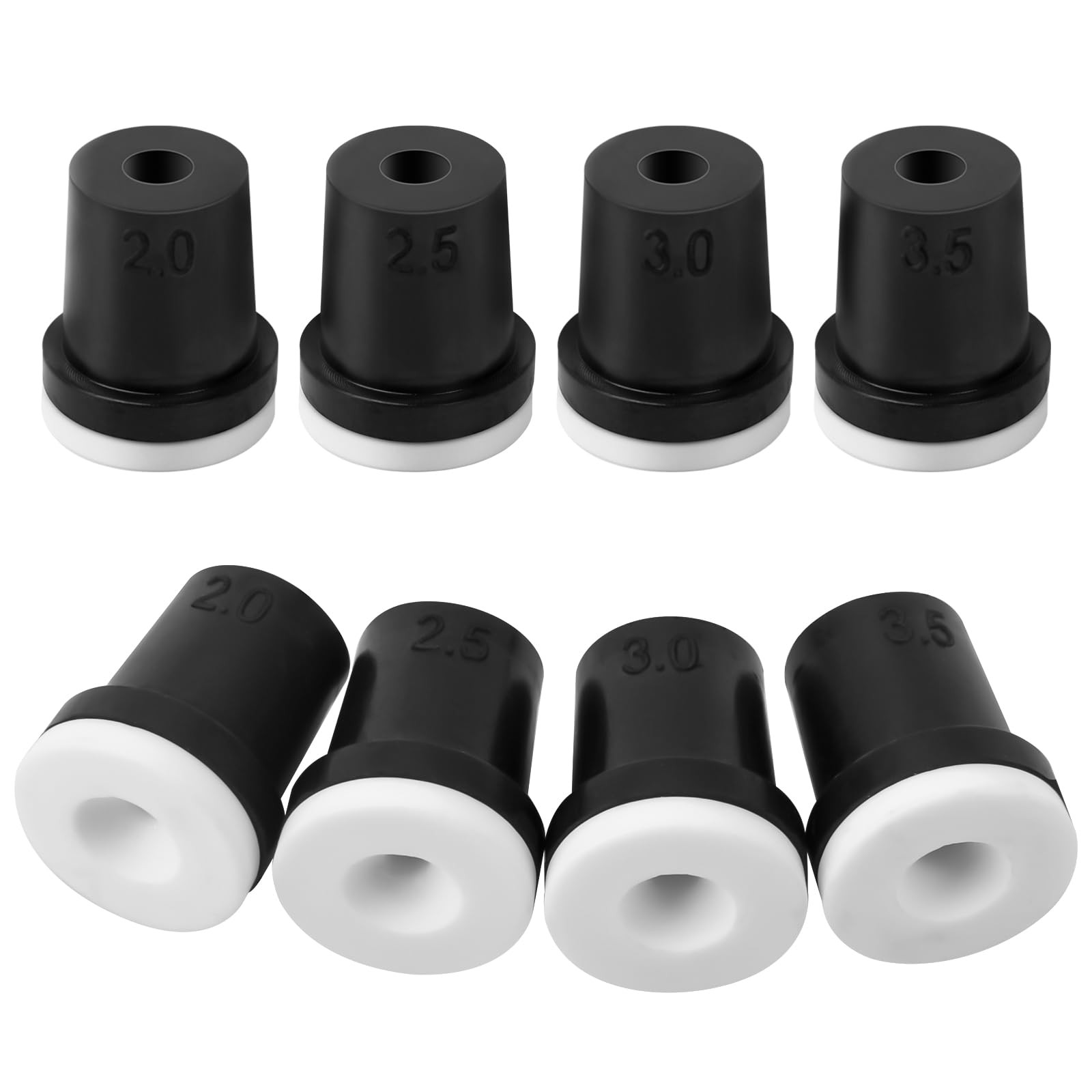 Sandblasting Nozzle Tips Kit, Abrasive Blast Sandblaster Gun Black, White