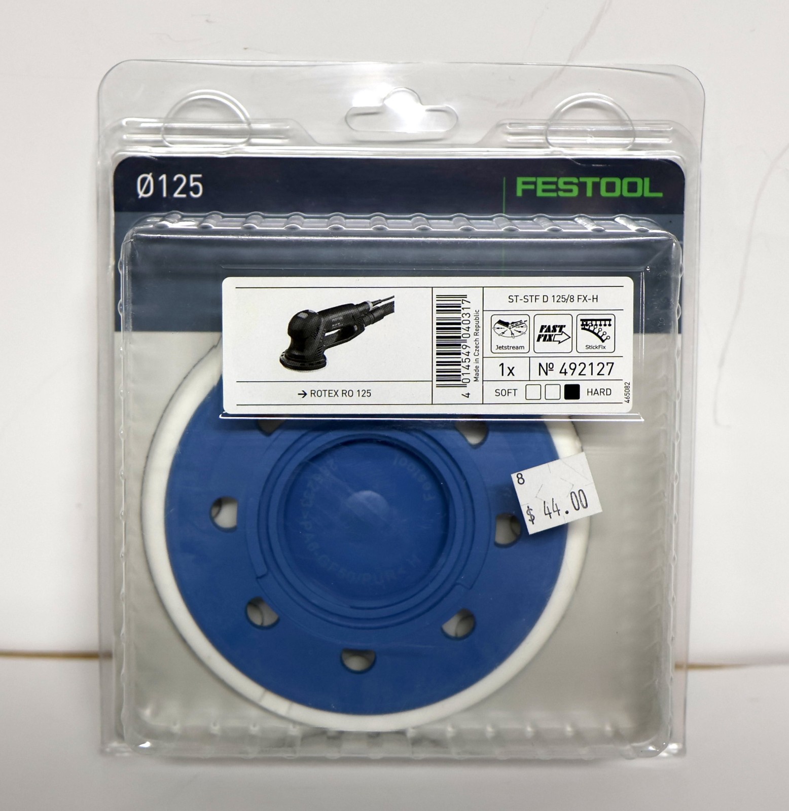 Festool Sander Backing Pad ST D125-FX-H #492127 for RO 125 FEQ