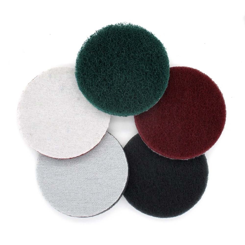 75/100mm Scouring Sanding Disc Hook & Loop Abrasive Cleaning Pads 240-3000 Grit