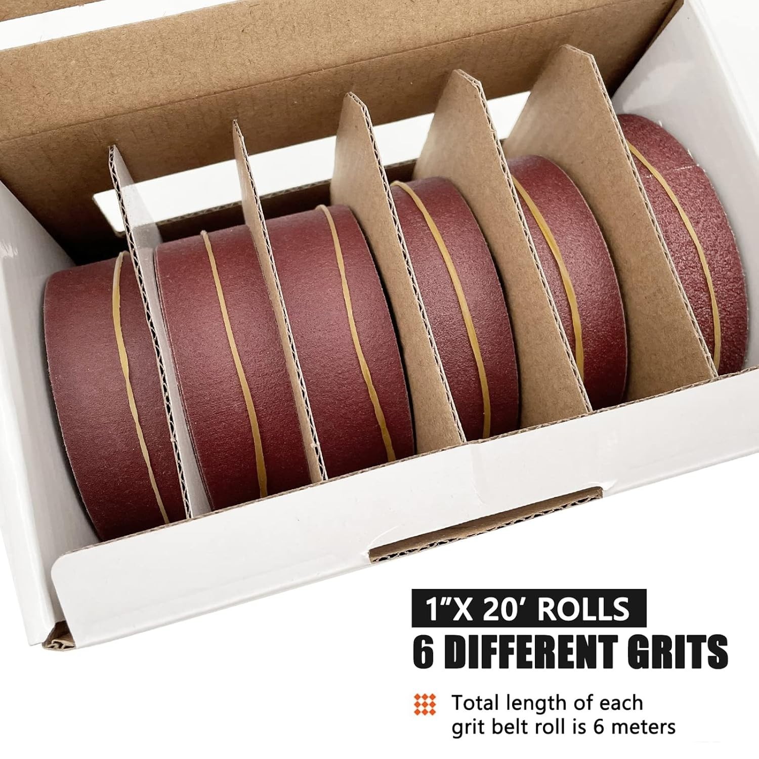 Assorted Grit Emery Cloth Rolls – Perfect for Home Projects and Professional Use