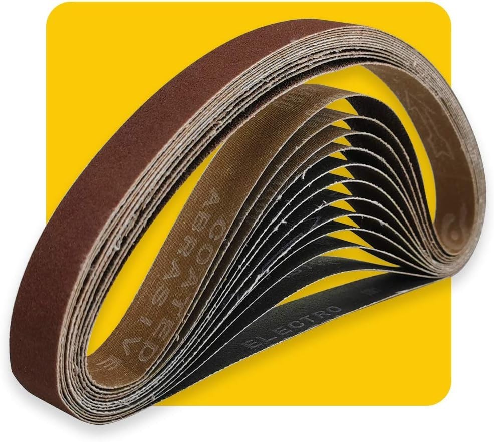 1×30 1 x 30 inch Sanding Belt Pack 1-Inch x 30-Inch,12 Pcs4 Each of 80 120 15…