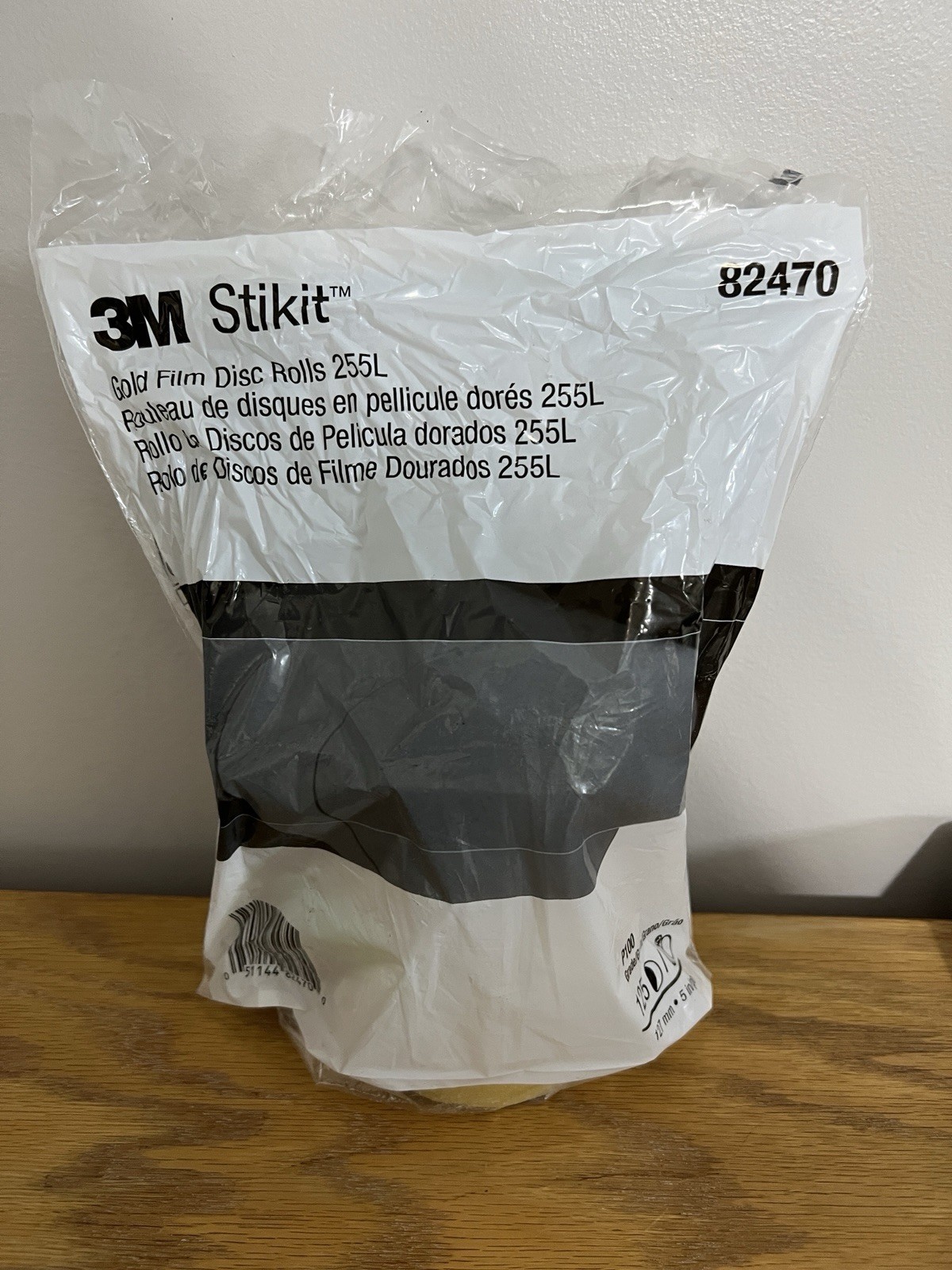 3M Sanding Discs, 100 Grit, 5″ diameter, (x125), 255l Stikit, Gold Film, #82470