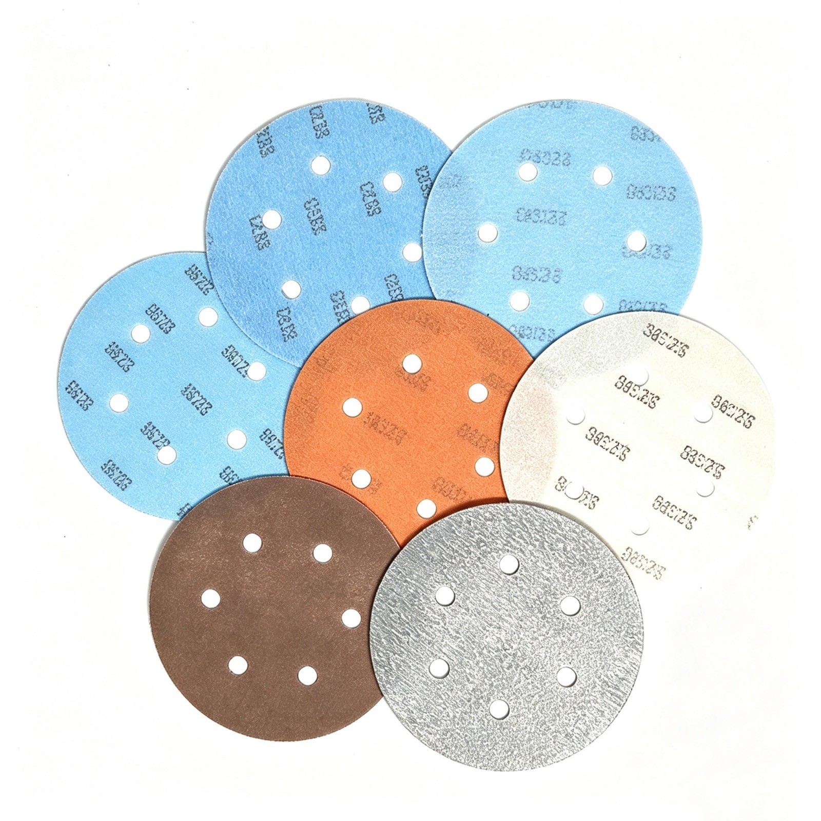 6″ 150mm Wet and Dry Sanding Discs Film Sandpaper Hook & Loop Pads 600-5000 Grit