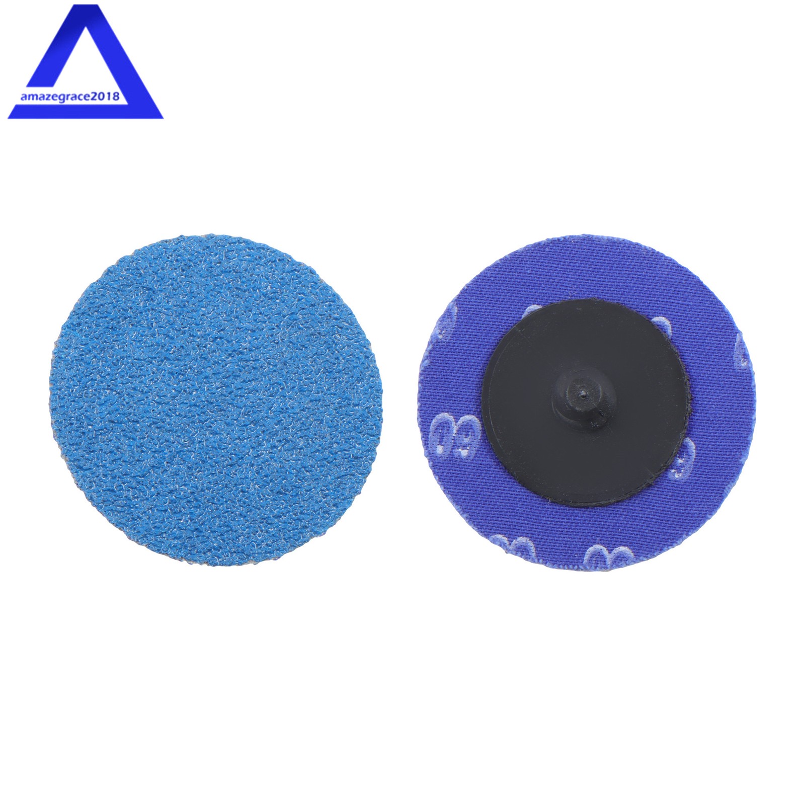80Pcs 2″ Roll Lock Sanding Disc Set 36/60/80Grit 1/4 Shank for Drill Die Grinder