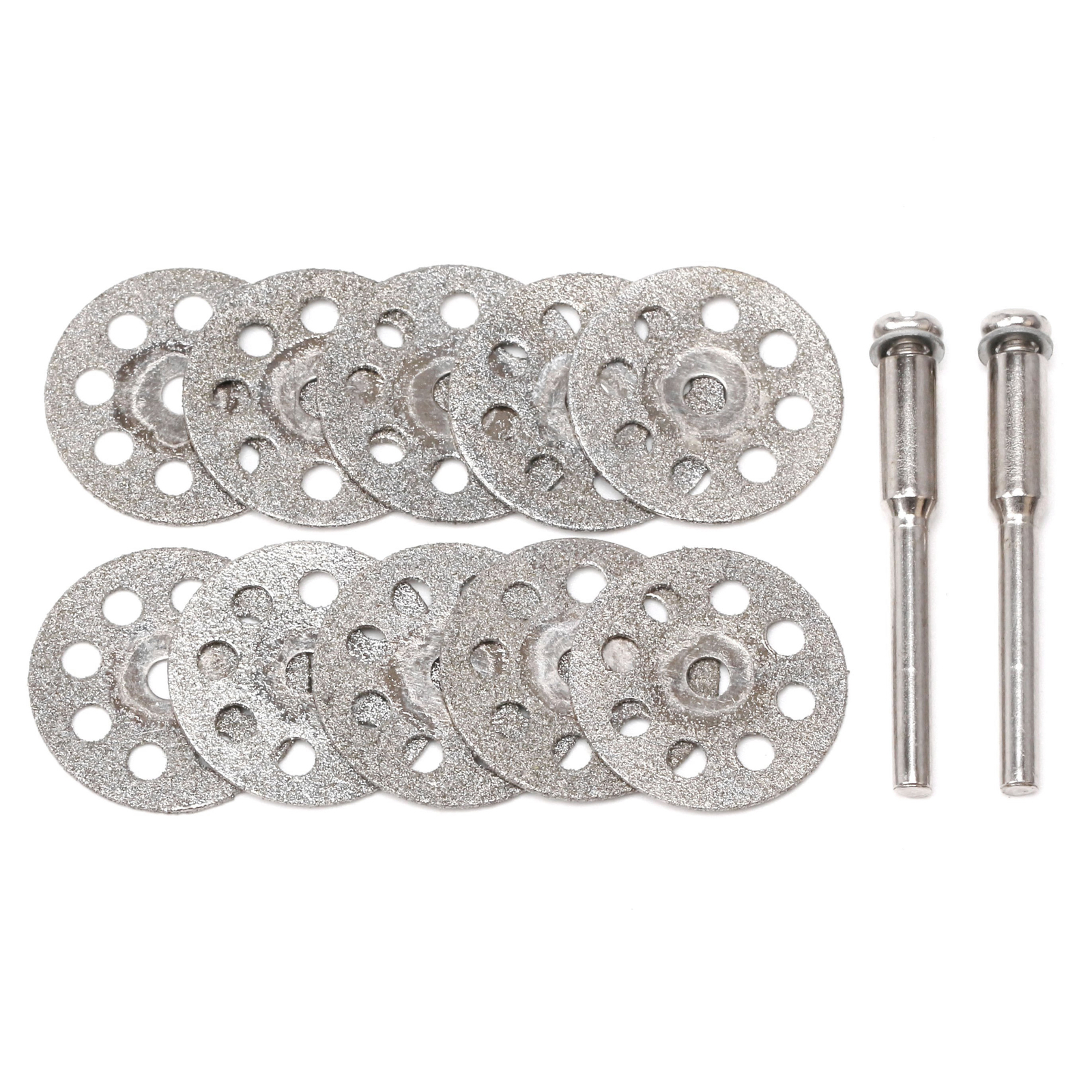 10Pcs 20mm 3/4″ inch Diamond Cutting Wheel Rotary Blades Cut-off Disc Shank 1/8″