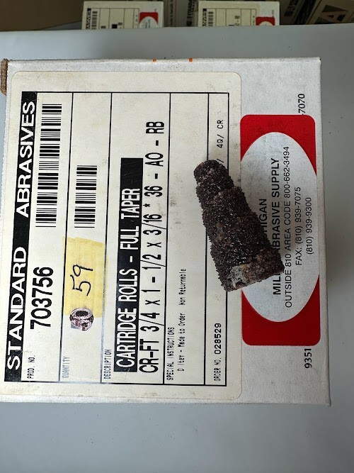 STANDARD ABRASIVE 703756 CR-FT 3/4″X1-1/2″X3/16″ 120 GRIT AO-RB BOX OF 50