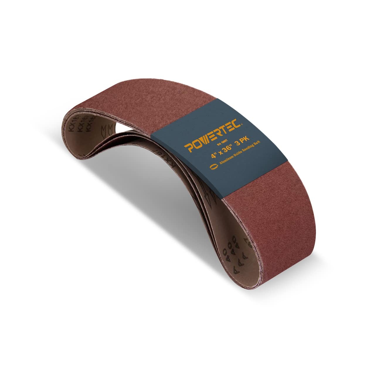 3PK 4×36 Sanding Belts, 80 Grit Aluminum Oxide, 4 x 36 Inch Sanding Belts for…