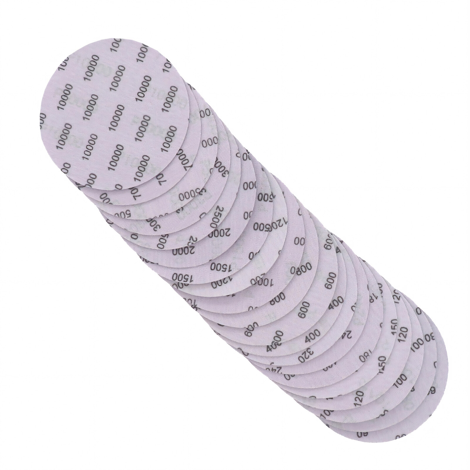 125mm Schleifscheiben Disc Schleifpapier Pads Körnung P60-P10000 Nass & Trocken