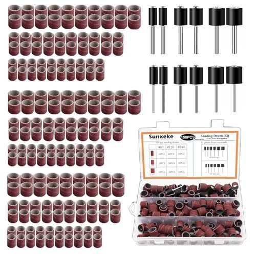 Set for Most Rotary Tools-Includes 138 Aluminum Oxide Sanding Sanding Drum
